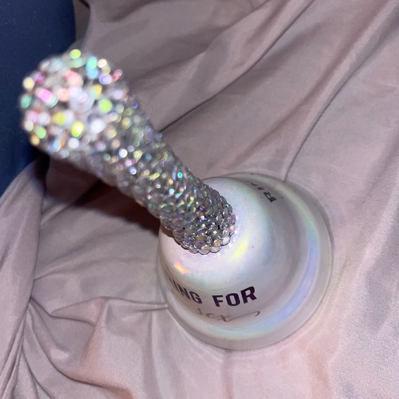 Iridescent Bell with Rhinestone Handle - Picture 2 of 2